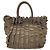 Borsa con volant PRADA in Brown Marrone - vista 3