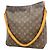Borsa a tracolla Louis Vuitton Monogram Looping GM Marrone