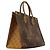 Borsa Tote Louis Vuitton Monogram Giant Reverse OnTheGo MM Marrone - vista 2