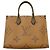 Borsa Tote Louis Vuitton Monogram Giant Reverse OnTheGo MM Marrone - vista 8