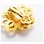 Orecchini a clip Chanel placcati in oro D'oro - vista 6