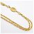 Collana Chanel placcata oro con strass D'oro - vista 2