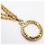 Collana Chanel placcata oro con logo Coco Mark D'oro - vista 2