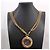 Collana Chanel placcata oro con logo Coco Mark D'oro - vista 6