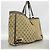 Borsa Tote Gucci GG Canvas Marrone Beige - vista 2