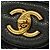 Timeless Borsa a tracolla Chanel in pelle di vitello martellata nera Nero - vista 9