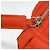 Borsa a tracolla Chanel in nylon trapuntato rosso Bubble - vista 12