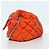 Borsa a tracolla Chanel in nylon trapuntato rosso Bubble - vista 2