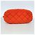 Borsa a tracolla Chanel in nylon trapuntato rosso Bubble - vista 3