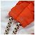 Borsa a tracolla Chanel in nylon trapuntato rosso Bubble - vista 7