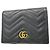 Cartera bi-fold Gucci GG Marmont Negro