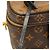Borsa Vanity Louis Vuitton Monogram Reverse Marrone - vista 7