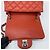 Borsa a tracolla CHANEL Matelassé Arancione - vista 10