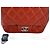 Borsa a tracolla CHANEL Matelassé Arancione - vista 3
