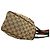 GUCCI Sherry Line GG Logo Canvas Leder Tote Bag Braun Rot Grün - Ansicht 6