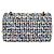 Borsa a tracolla Chanel Double Flap Coco Mark in tweed con catena Multicolore - vista 3