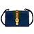 Borsa a tracolla 2-Way in pelle GUCCI Sylvie Sherry Line Rosso Verde Blu navy