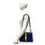 Borsa a tracolla 2-Way in pelle GUCCI Sylvie Sherry Line Rosso Verde Blu navy - vista 2