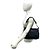 Chanel Coco Mark Mini Leder-Tote-Bag mit Kette Schwarz - Ansicht 2