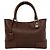 Loewe Fusta Handtasche aus Leder mit eingraviertem Anagram-Logo Braun