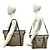 GUCCI GG Supreme Logo Leder-Tote-Bag Braun Beige - Ansicht 2