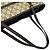 GUCCI GG Supreme Logo Leder-Tote-Bag Braun Beige - Ansicht 4