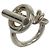 Hermès Hermes Croisette Bandring Silber