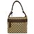 Borsa Tote a Spalla Gucci con Logo Hardware e Motivo GG Marrone