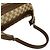 Borsa Tote a Spalla Gucci con Logo Hardware e Motivo GG Marrone - vista 4