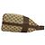 Borsa Tote a Spalla Gucci con Logo Hardware e Motivo GG Marrone - vista 6