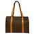 Céline Celine Vintage Macadam Blazon Leder Tote Bag Braun - Ansicht 3