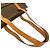 Céline Celine Vintage Macadam Blazon Leder Tote Bag Braun - Ansicht 4