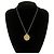 Collar Coin Tiffany & Co. Plata Dorado - vista 2