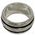 Tiffany & Co Anello Tiffany Vintage Grooved Double Line Band Ring Argento - vista 5