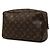 Louis Vuitton Brown Monogram Trousse Toilette 28 Marrone - vista 2