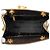 Salvatore Ferragamo Borsa a tracolla con catena Ferragamo in vitello metallizzato marrone Bronzo - vista 4