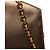 Salvatore Ferragamo Borsa a tracolla con catena Ferragamo in vitello metallizzato marrone Bronzo - vista 7