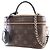 Louis Vuitton Brown Monogram Reverse Vanity PM Marrone - vista 2