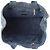 Tote bag Prada in denim blu con logo Canapa - vista 6