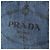 Tote bag Prada in denim blu con logo Canapa - vista 7