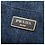 Tote bag Prada in denim blu con logo Canapa - vista 8