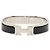Bracciale Clic H PM Hermès in smalto nero stretto