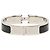 Bracciale Clic H PM Hermès in smalto nero stretto - vista 3