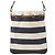 Borsa a mano con coulisse Miu Miu in tela blu a righe con logo Blu navy - vista 2
