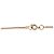 Collana con pendente Chanel Gold CC placcata oro cuore strass con lucchetto e chiave D'oro - vista 4