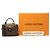 Louis Vuitton Brown Monogram Reverse Vanity PM Marrone - vista 7