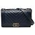 Chanel Blue Old Medium Chevron Caviar Boy Flap Blu navy