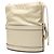 Borsa secchiello Gucci Horsebit 1955 in pelle di vitello bianca Bianco - vista 2