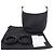 Céline Celine Heloise Crossbody em couro de bezerro granulado macio Small Preto - vista 13