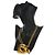 Collana Chanel Gold CC con pendente doppio cuore placcato oro D'oro - vista 6